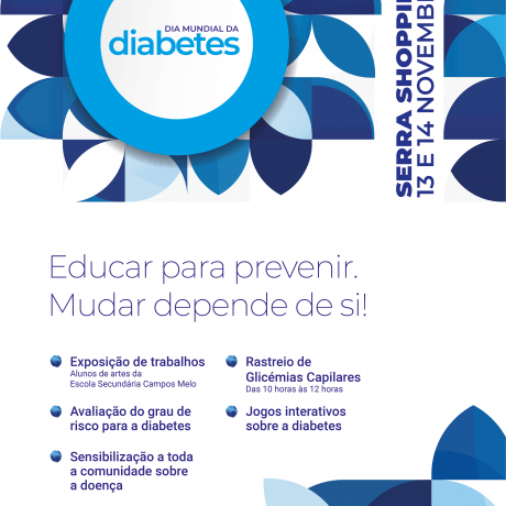 Serra Shopping assinala o Dia Mundial dos Diabetes com ação de sensibilização